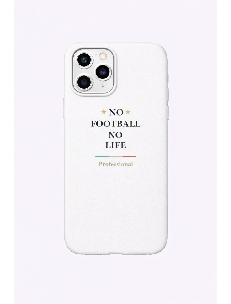 NO FOOTBALL NO LIFE iphone case(white)