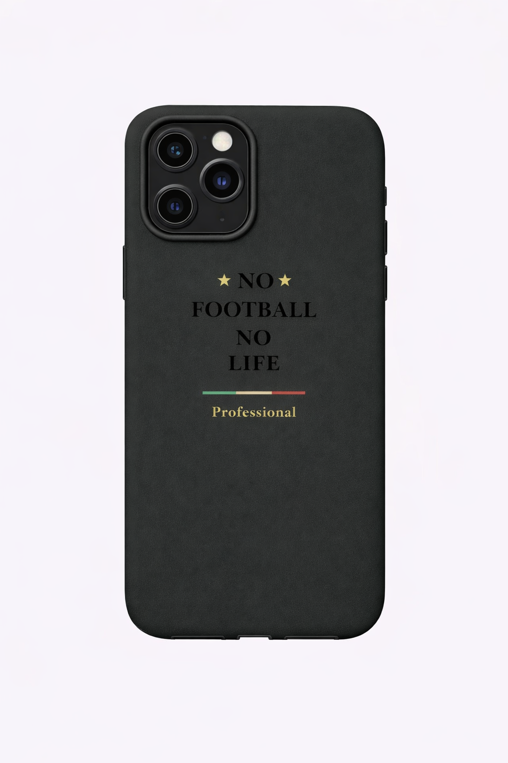 NO FOOTBALL NO LIFE iphone case(black)