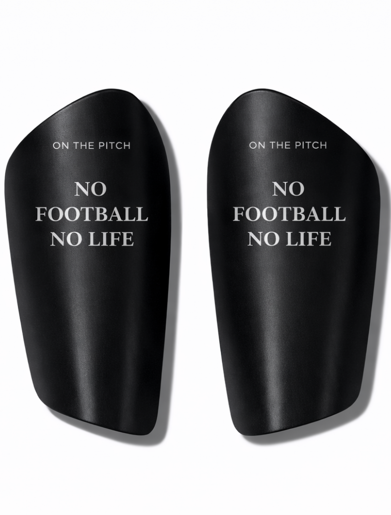 NO FOOTBALL NO LIFE Shin Guards — Performance Line(black)
