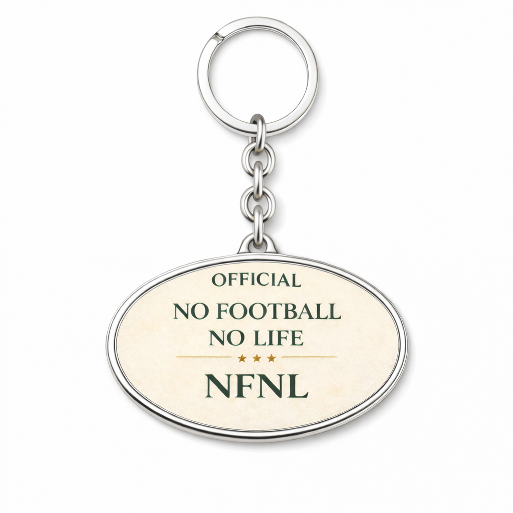 NO FOOTBALL NO LIFE NFNL Round Keyring