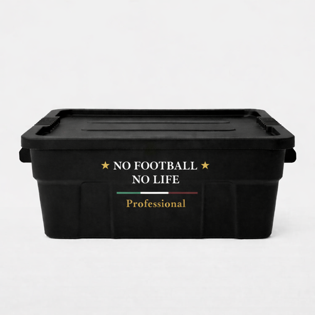 NO FOOTBALL NO LIFE Training Equipment Storage Box
