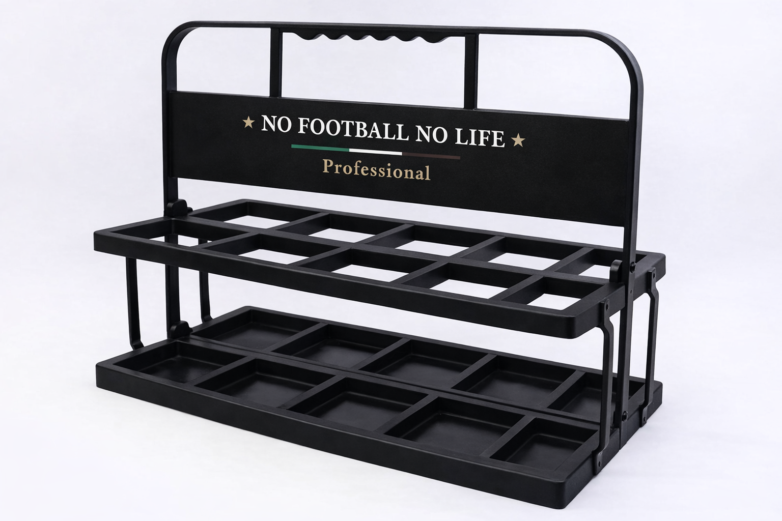NO FOOTBALL NO LIFE Water Bottle Carrier / Bottle Rack