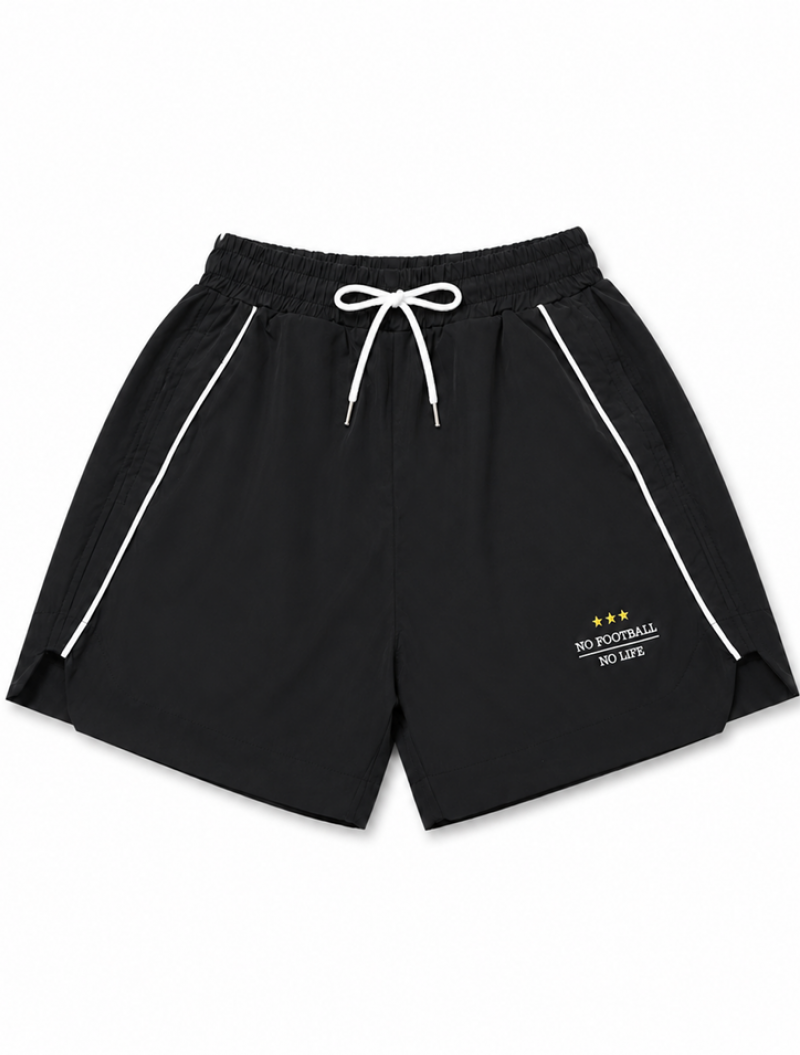 No Football No Life NFNL Training Shorts Black