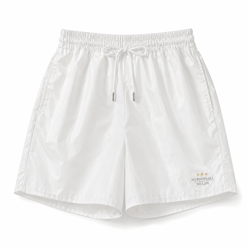 No Football No Life NFNL Shorts white