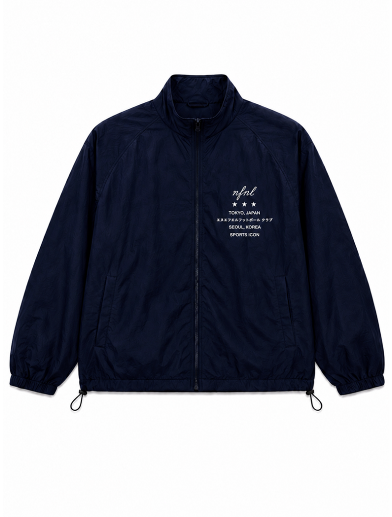 NFNL LIFE STYLE SWEATJAKET(NAVY)