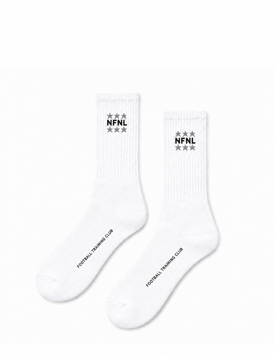 NFNL NEW Crew Socks – White