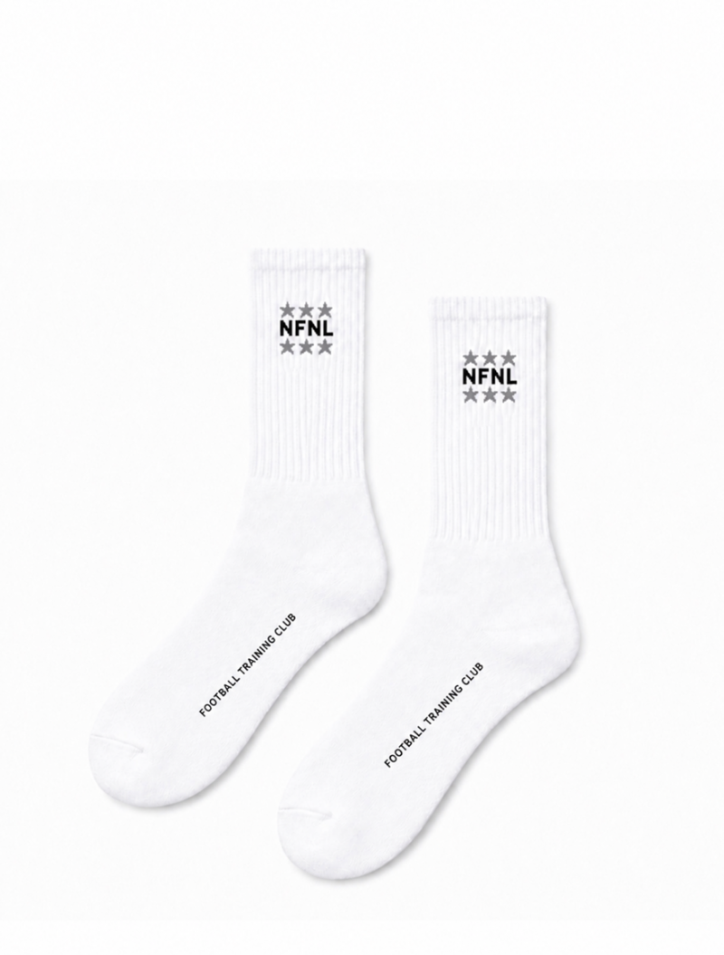 NFNL NEW Crew Socks – White